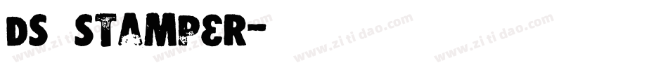 DS Stamper字体转换
